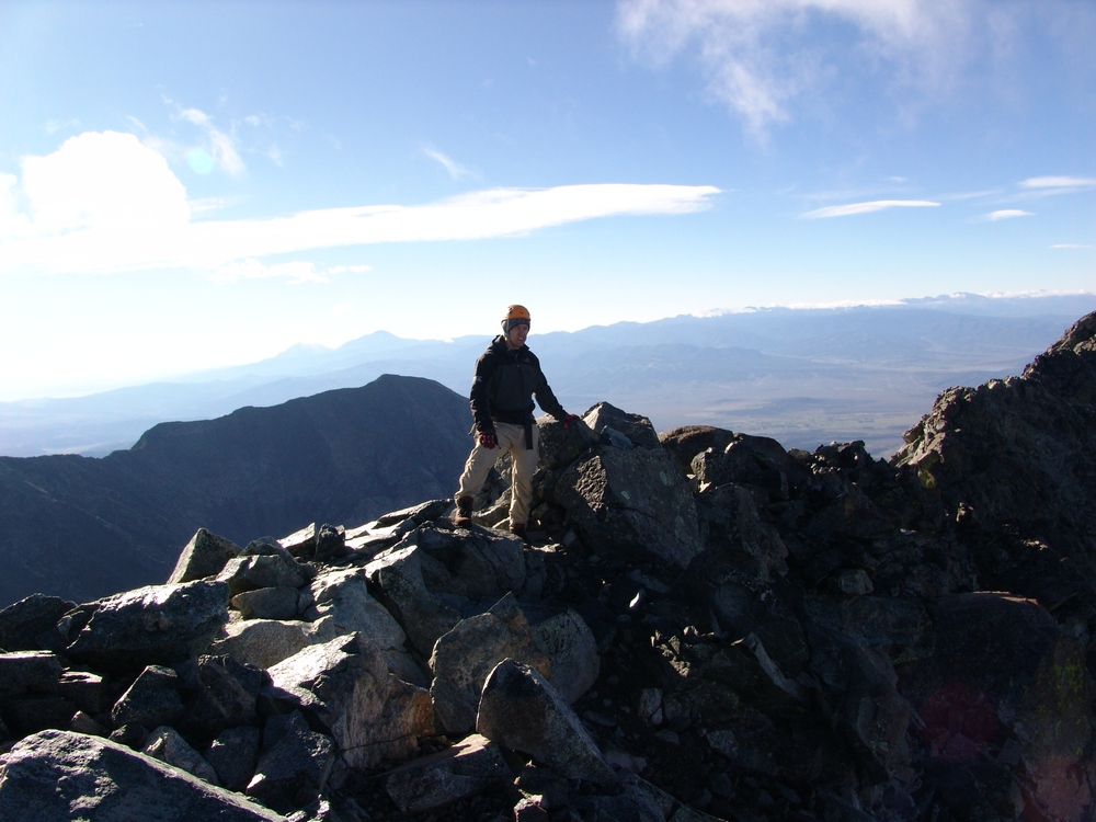 Dave top of Little Bear